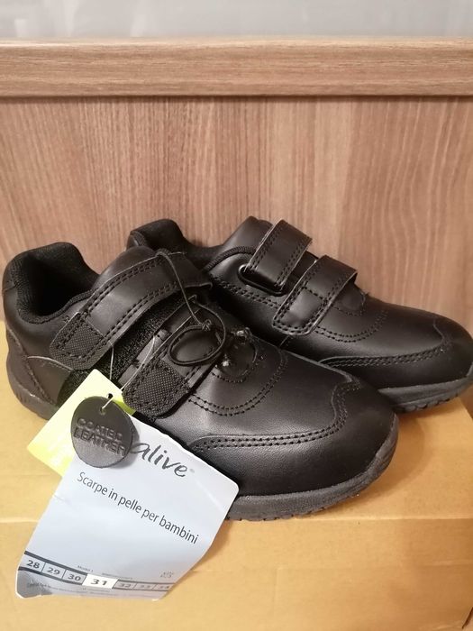 Pantofi piele baietel, Alive, noi, marimea 31
