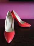 Pantofi stiletto piele cu toc Marelbo