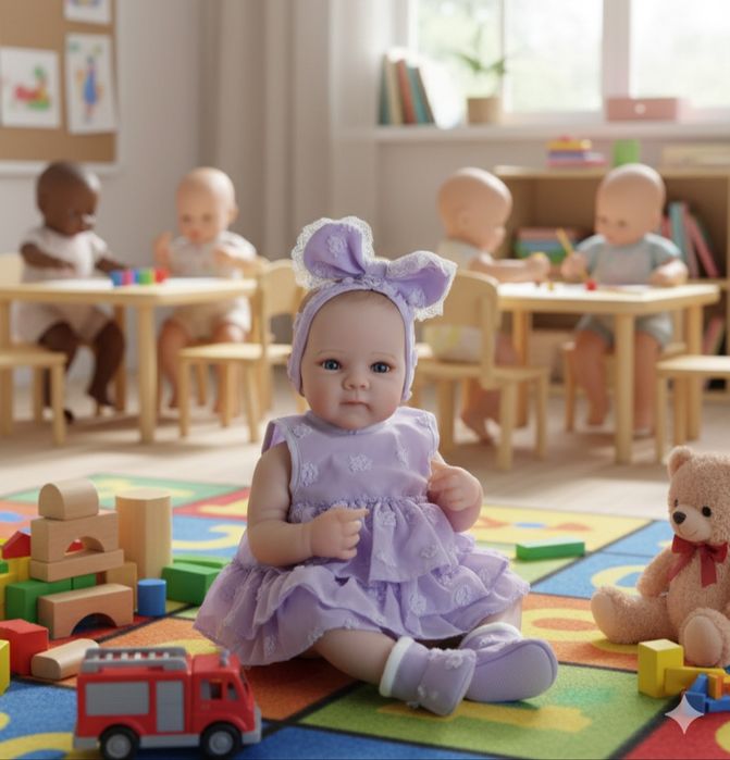 Реборн бебе силиконово момиче