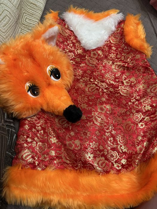 Новогодние костюмы лиса, снежинка, снегурочка, кошечка, метелица