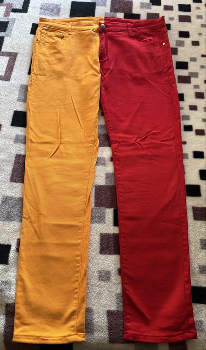 Jeans Red & Yellow Factory for Men