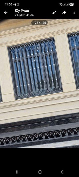 Решотка, казероклар.   Reshotkalar deraza panjaralari