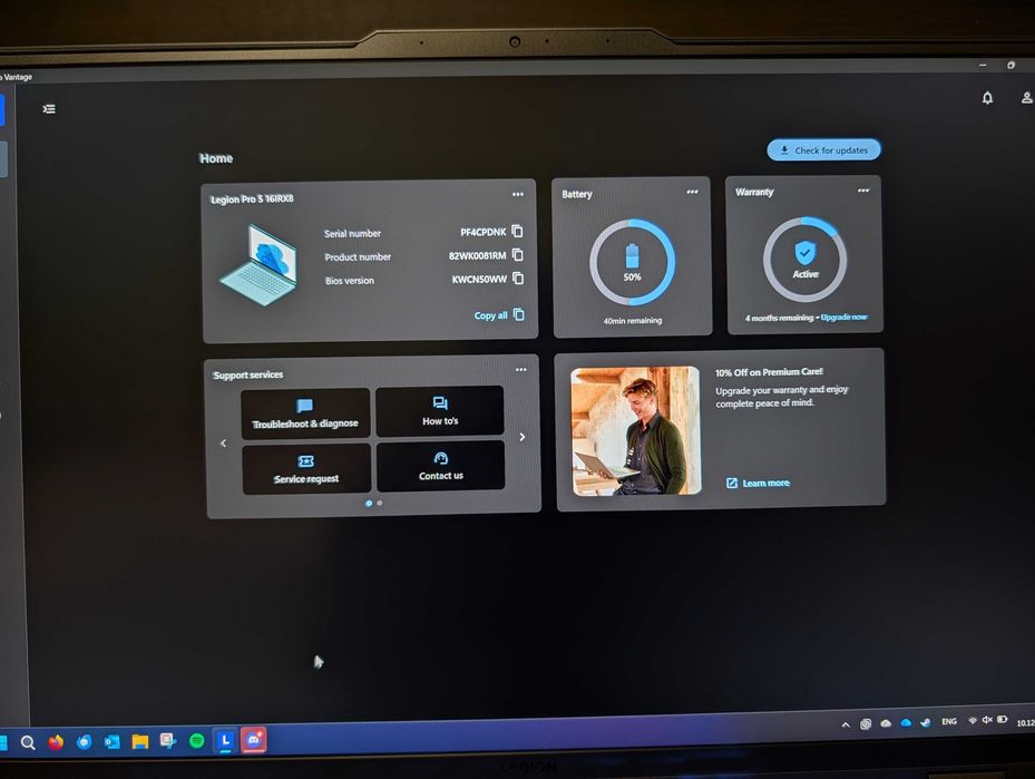 Laptop Lenovo Legion Pro 5 16IRX8