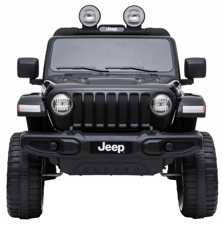 Masinuta electrica copii 2-8 ani Jeep Rubicon 180W 4x4, R.Moi Negru