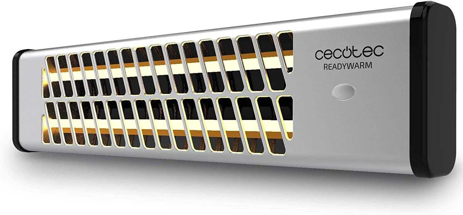 Кварцова печка за баня Cecotec Ready Warm,2 степени, 1200W, лек ДЕФЕКТ