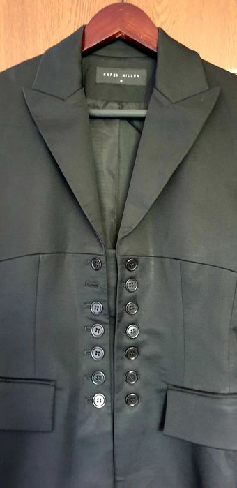 Черно сако Karen Millen размер 10 UK