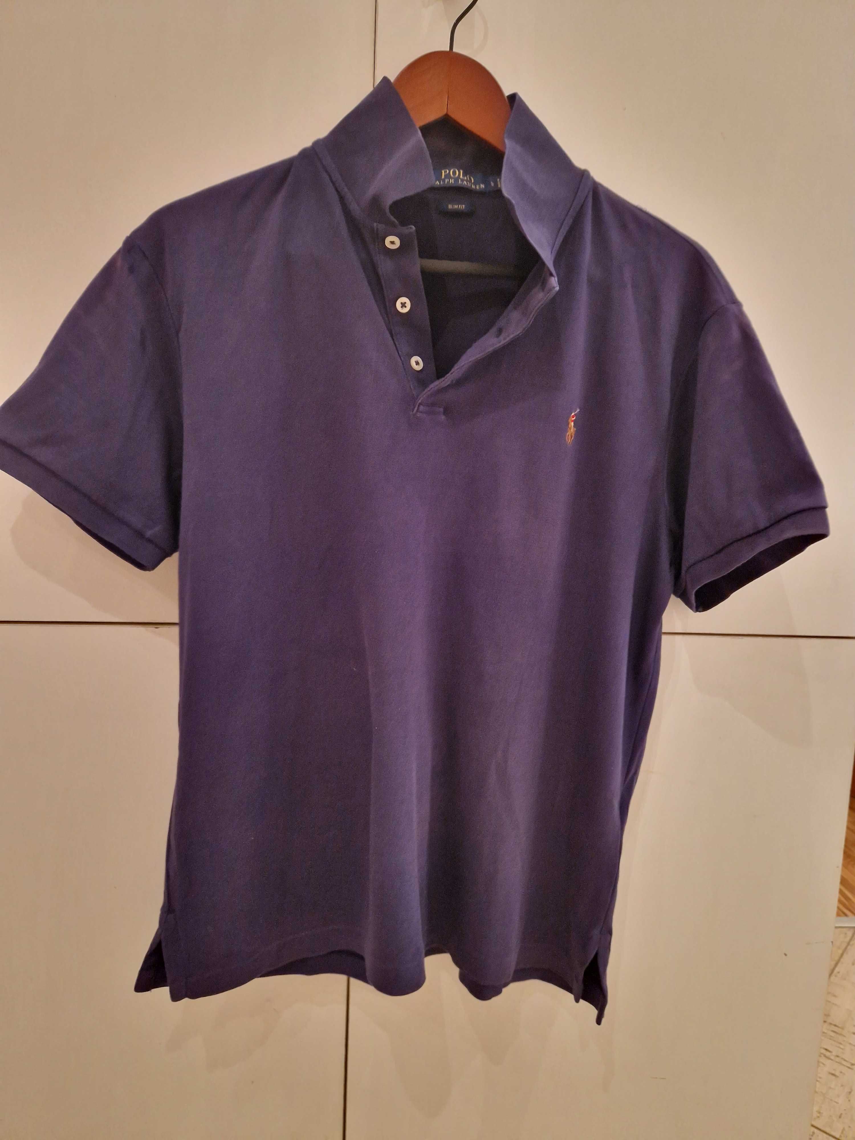Оригинална мъжка тениска с яка POLO RALPH LAUREN