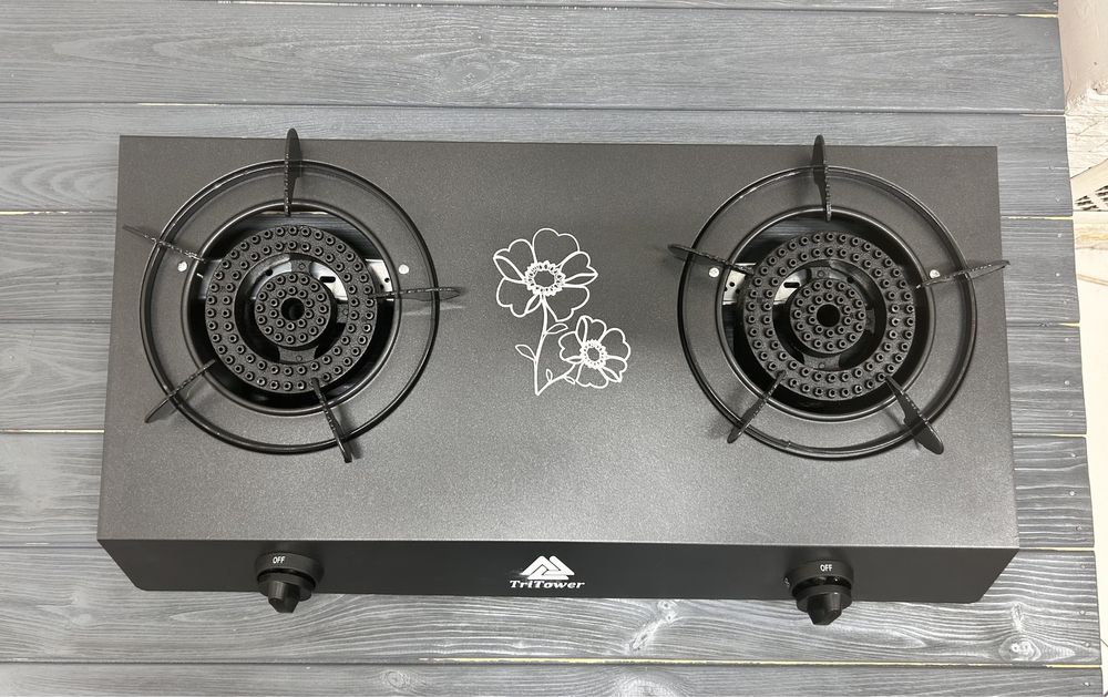 Настольная газ плита с чугунными конфоркамм