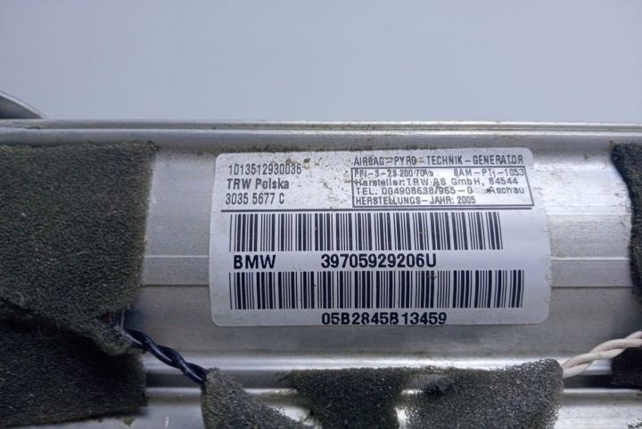 Airbag pasager  39705929206U BMW Seria 3 E90/E91/E92/E93