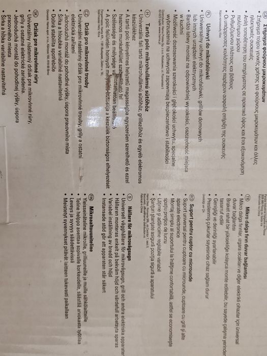 Suport pt cuptor cu microunde