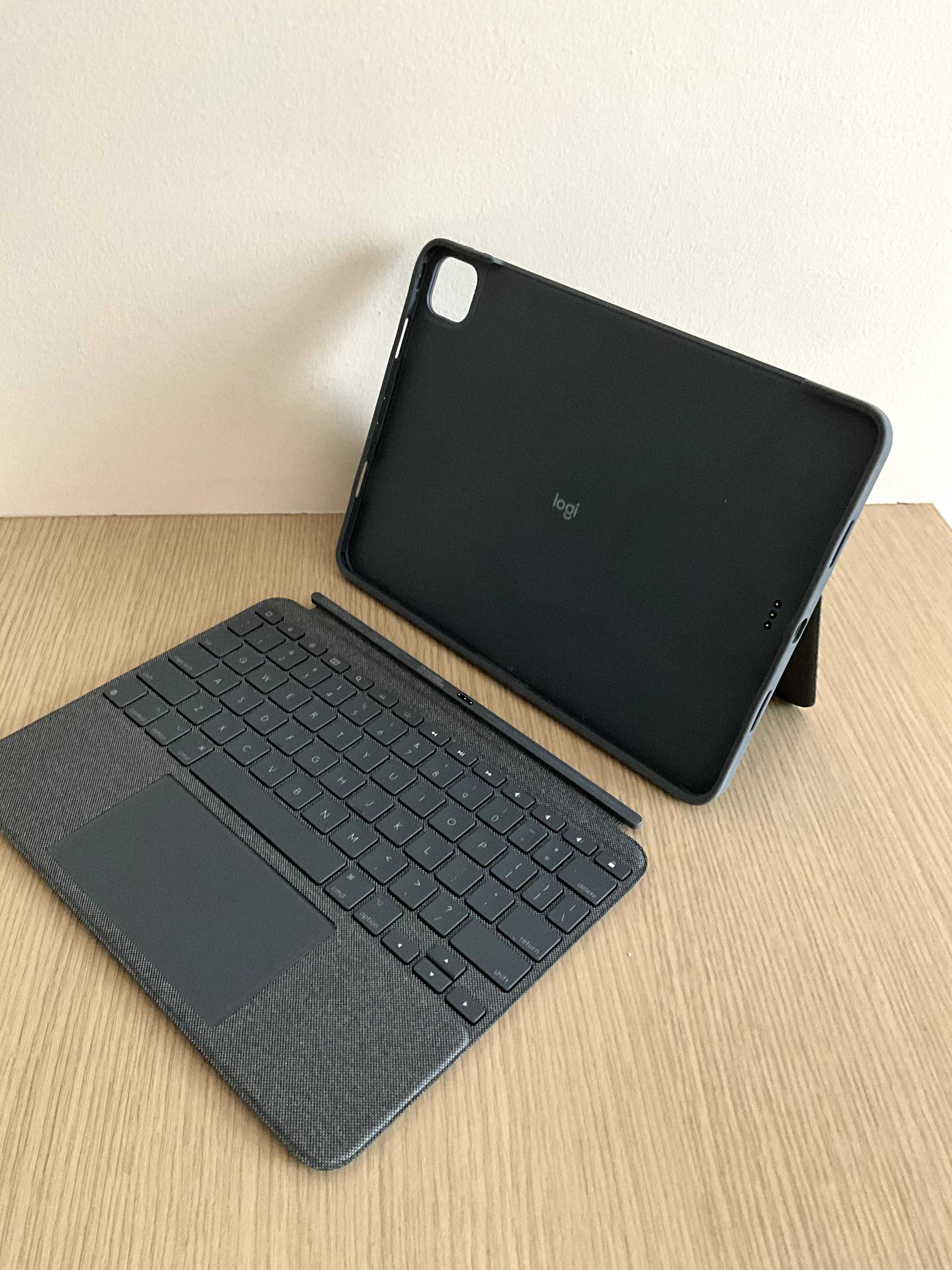 Logitech Combo Touch за iPad Pro 11" кейс, калъф, клавиатура, тракпад