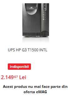UPS HP(US) 6000,3000,1500,1000,750VA sin pur, AVR electronic, BattPack