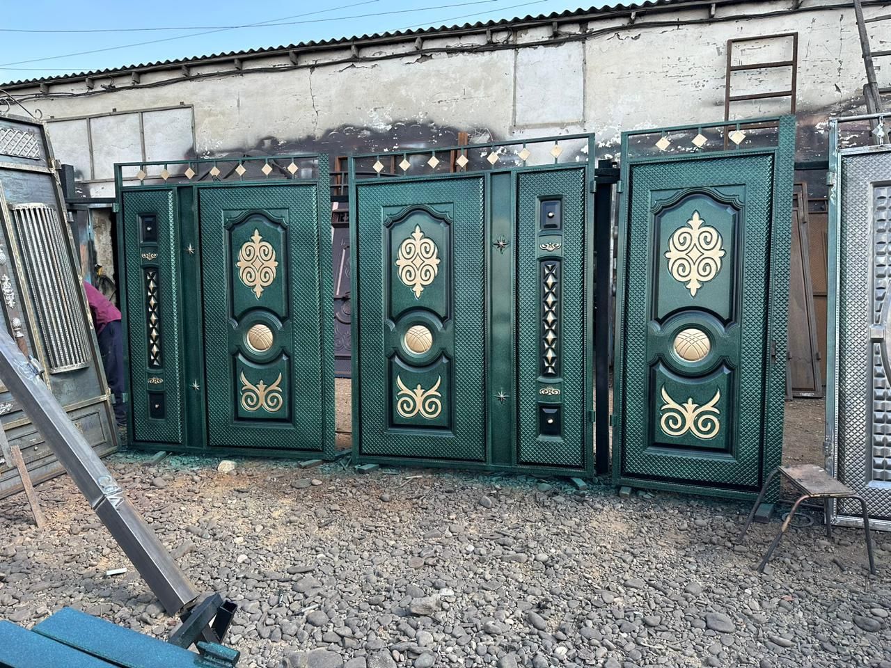 Ворота Туркестан Темір есік калитка дарбаза