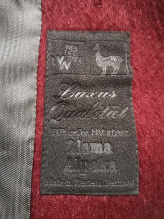 Palton pardesiu iarna lana Alpaca Lama acesorii