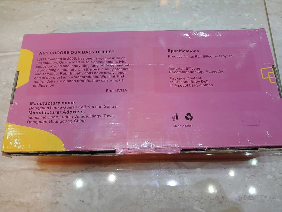 Реалистична Силиконова Кукла IVITA