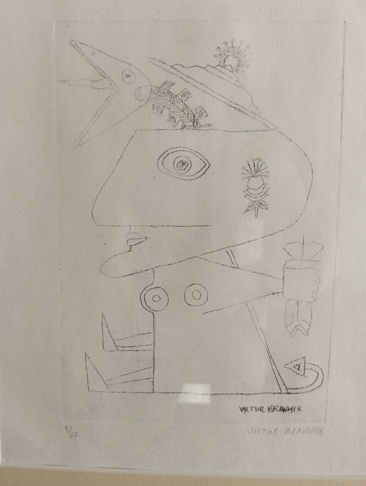 Gravura veche Victor Brauner - 2