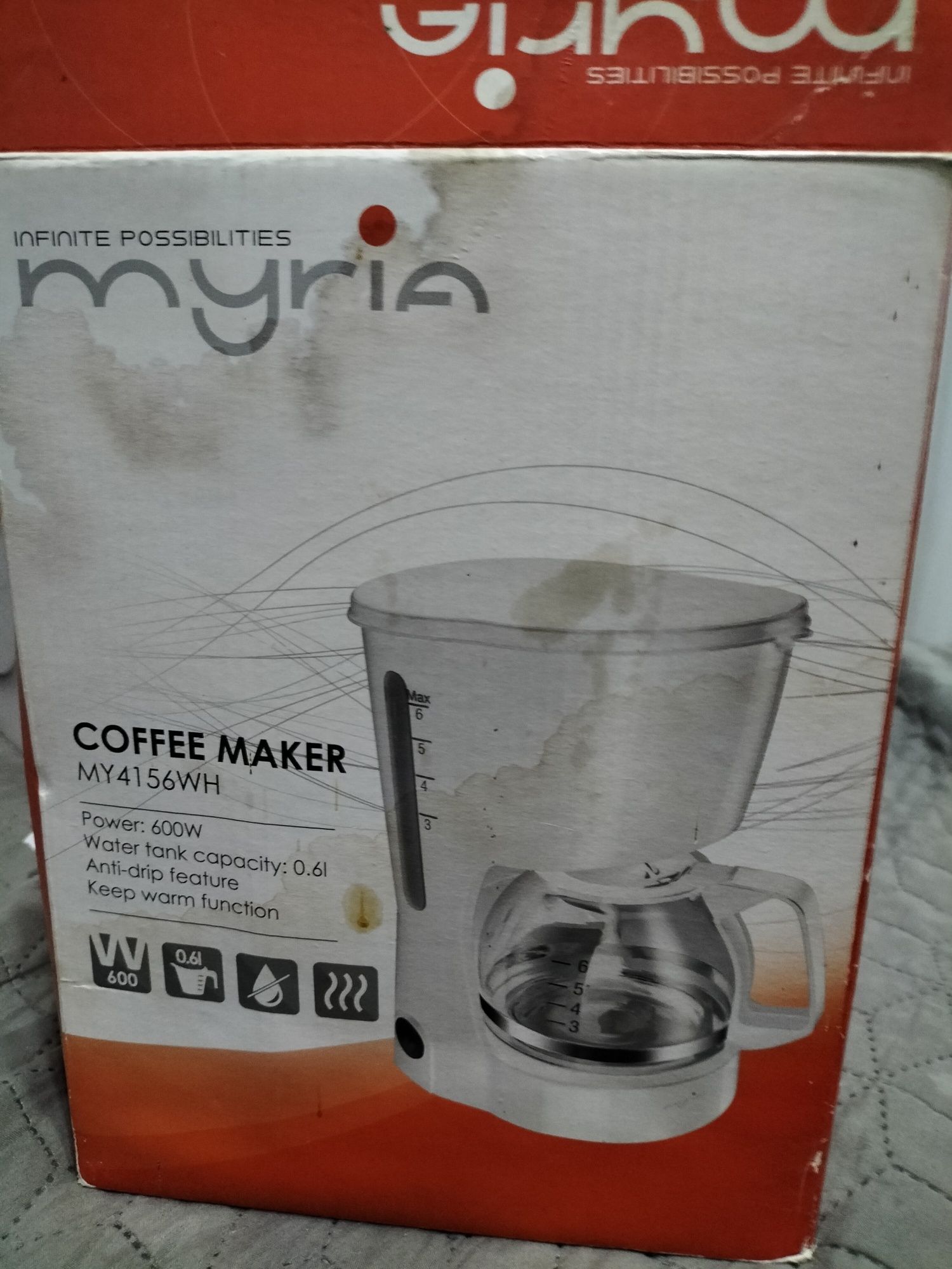 Cafetiera Myria noua nefolosita