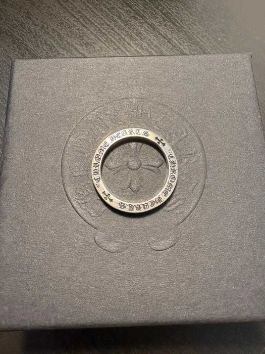 Chrome Hearts Rolling Stones Tounge “Bitch” 2002 Silver Spacer Ring