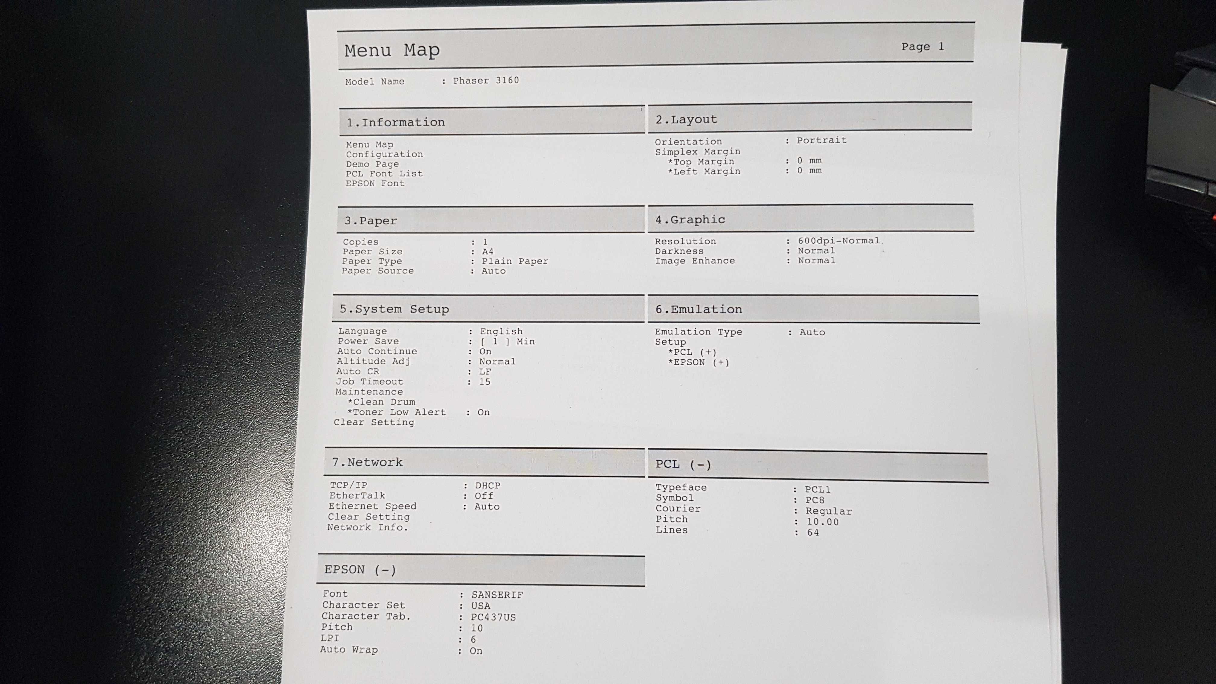 Xerox  Phaser 3160B