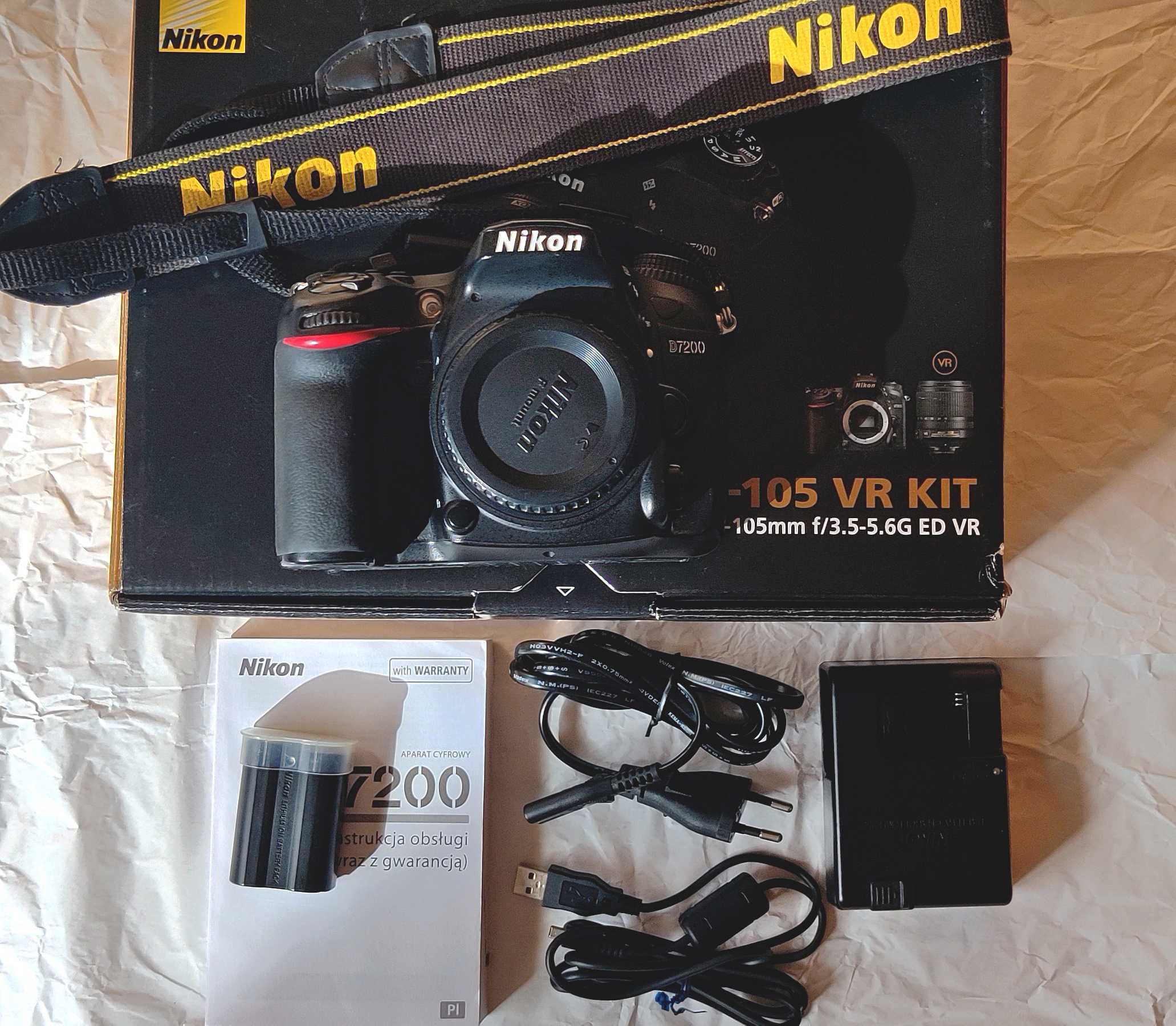 Продавам DSLR фотоапарат Nikon D7200