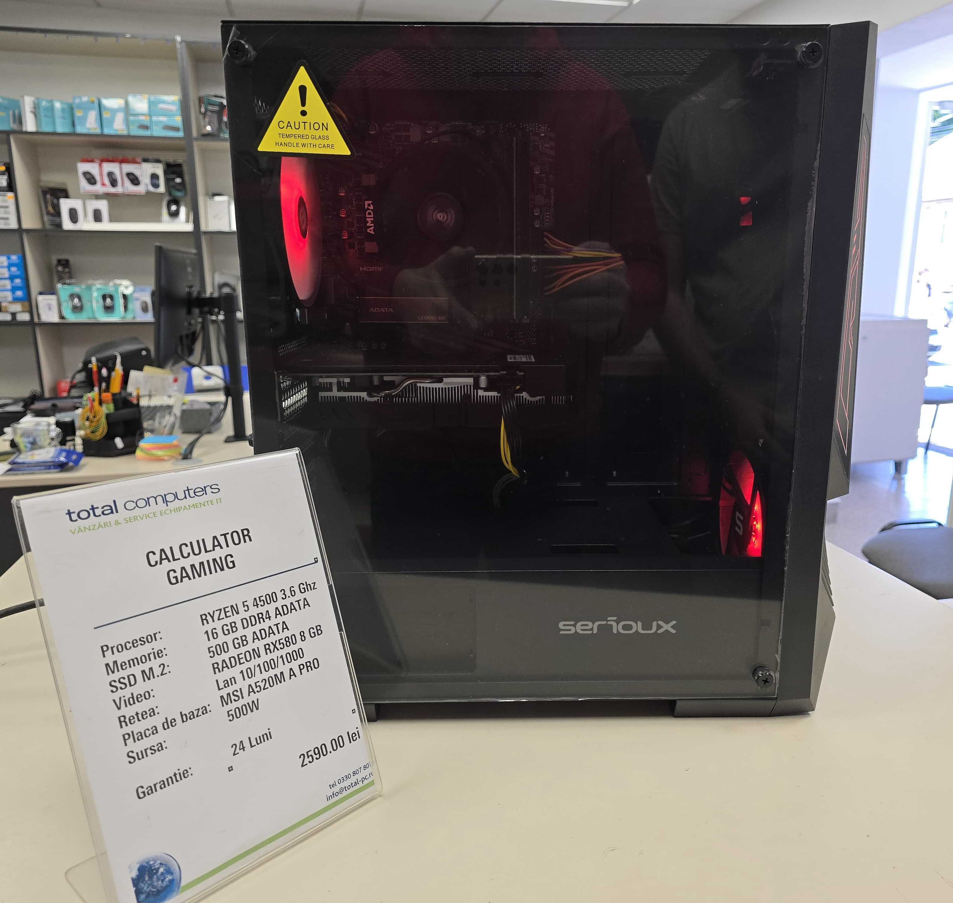 PC Gaming Ryzen 5 4500/ 16GB DDR4/ Radeon RX580 8GB