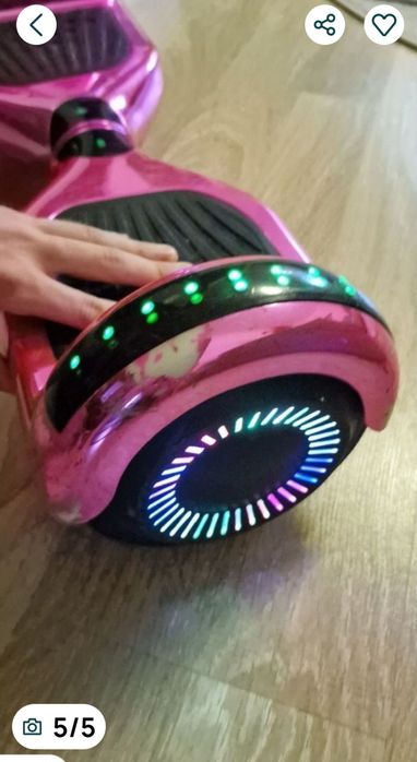 ‼️Hoverboard Roz ,perfectă stare ca Nou cu încărcător‼️