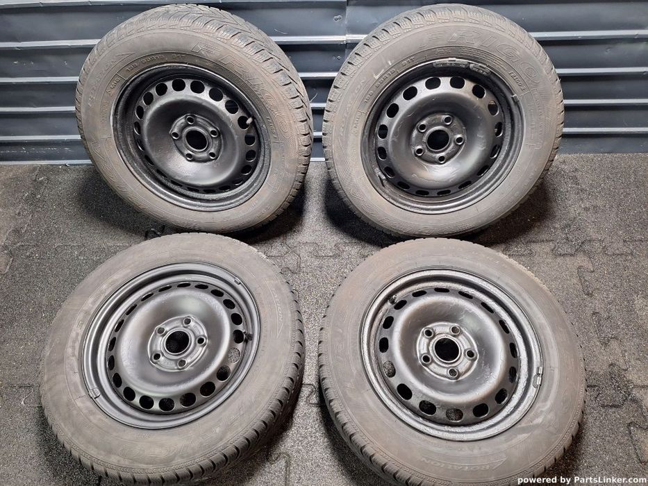 Jante de tabla cu cauciucuri de iarna 195/65R15 5x112 VOLKSWAGEN PASSAT B5.5 6Jx15H2 , ET37 3B0601027D