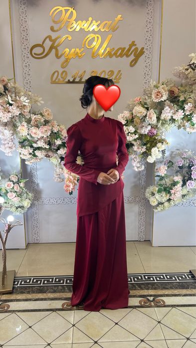 Длинное платье, верх и низ отдельно, почти новое