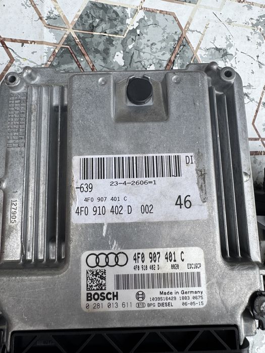 ECU ЕКУ Компютър с гълтач и ключ Audi A6 C6 4F 3.0tdi 233 автоматик