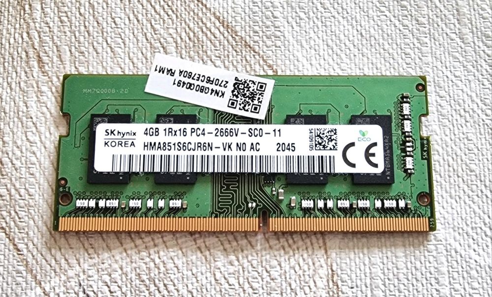RAM памет за лаптоп 4GB DDR4 2666mhz