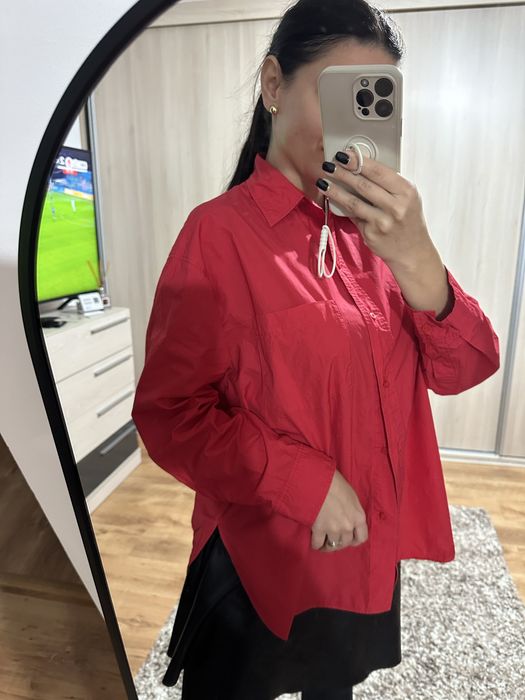 Camasa rosie Massimo Dutti marimea M