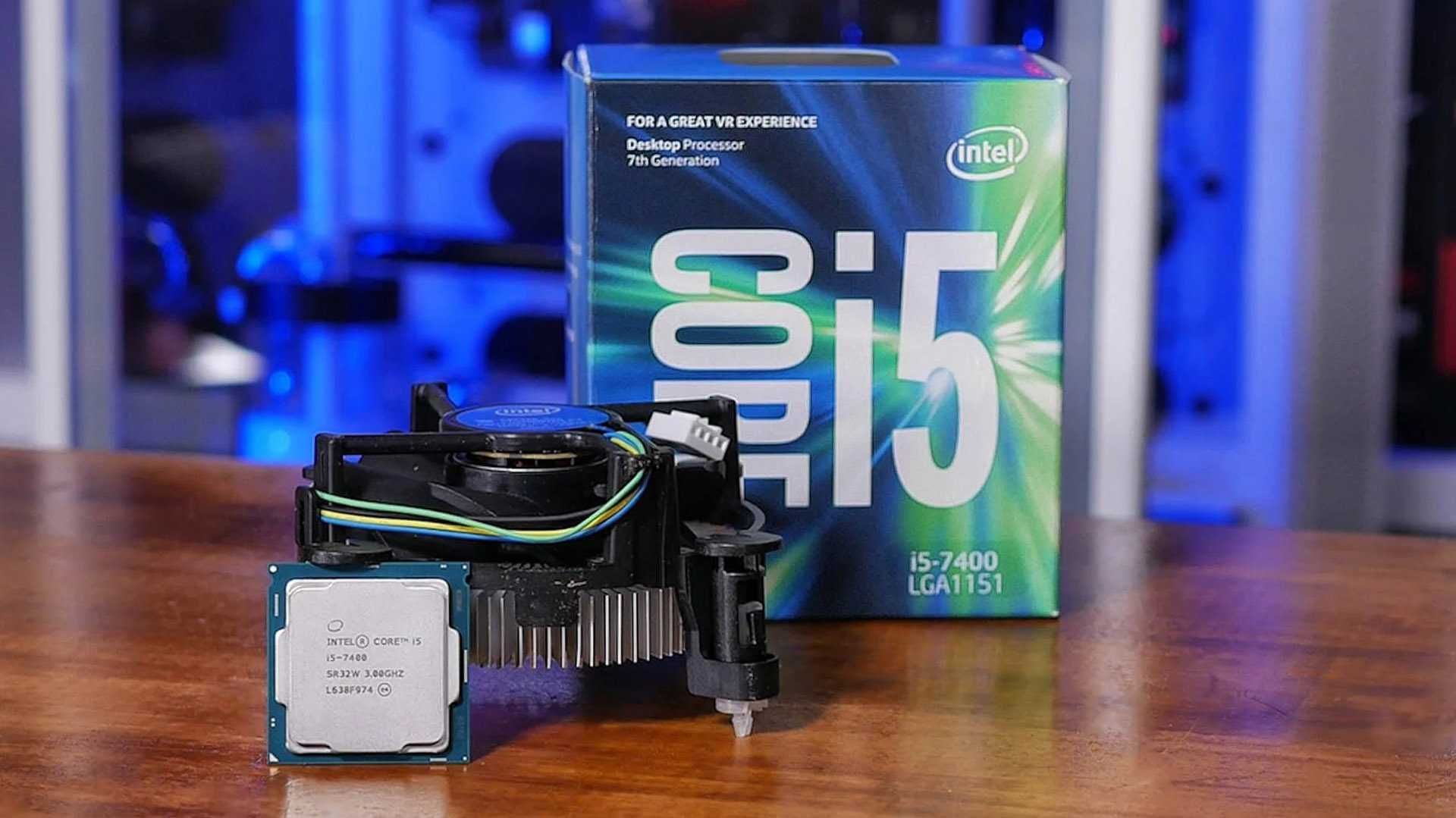 Intel Core i5 7400 + охлаждане