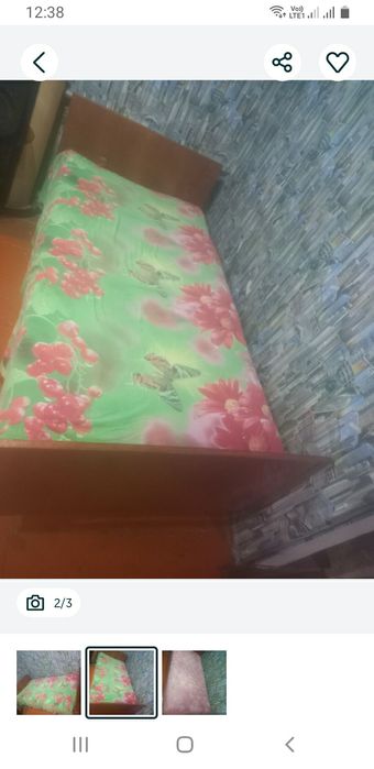 Продам кровать полуторка 35.000 одна кровать