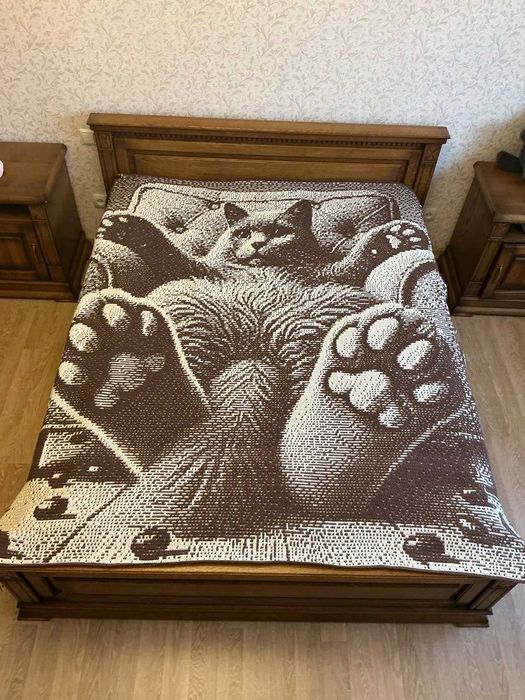 Плед/покрывало ручной работы