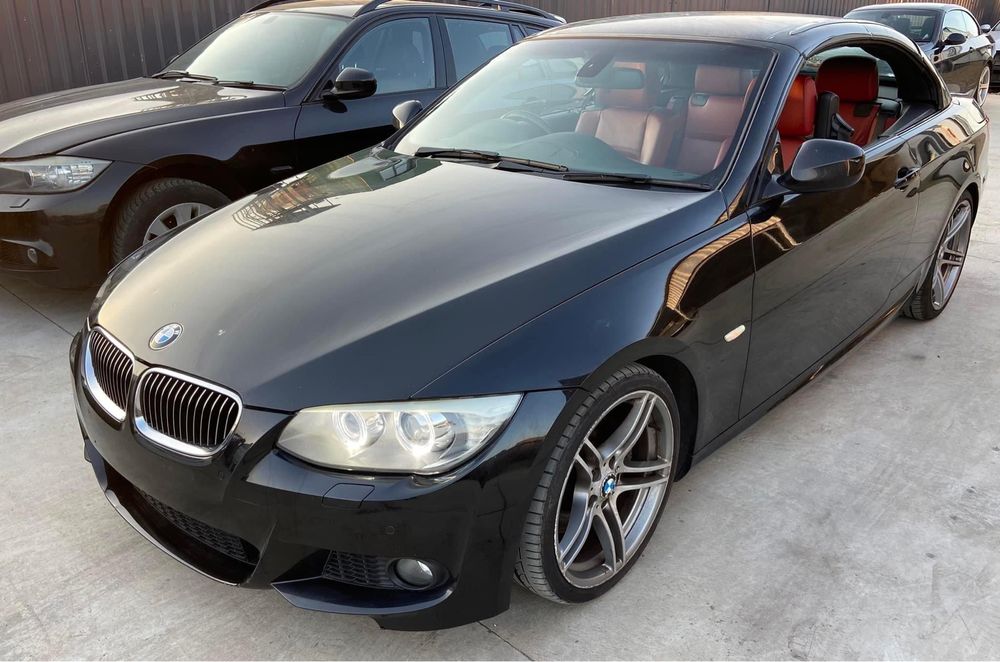 Dezmembrez BMW 330d E93LCI,Motor 245cp N57,Recaro Rosu,NAVI CIC,volan