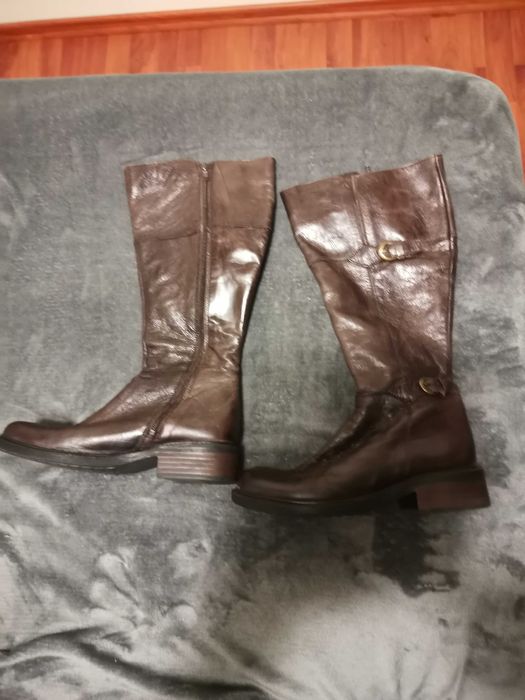 cizme piele naturala maro 39