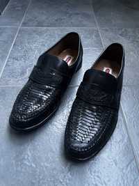Нови мъжки кожени елегантни обувки 46
