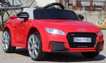 Masinuta electrica pentru copii Audi TT RS 2x 25W 12V NOUA #Rosu