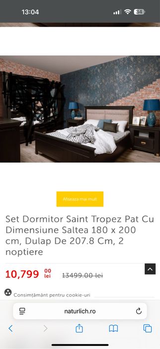 Set dormitor Saint Tropez