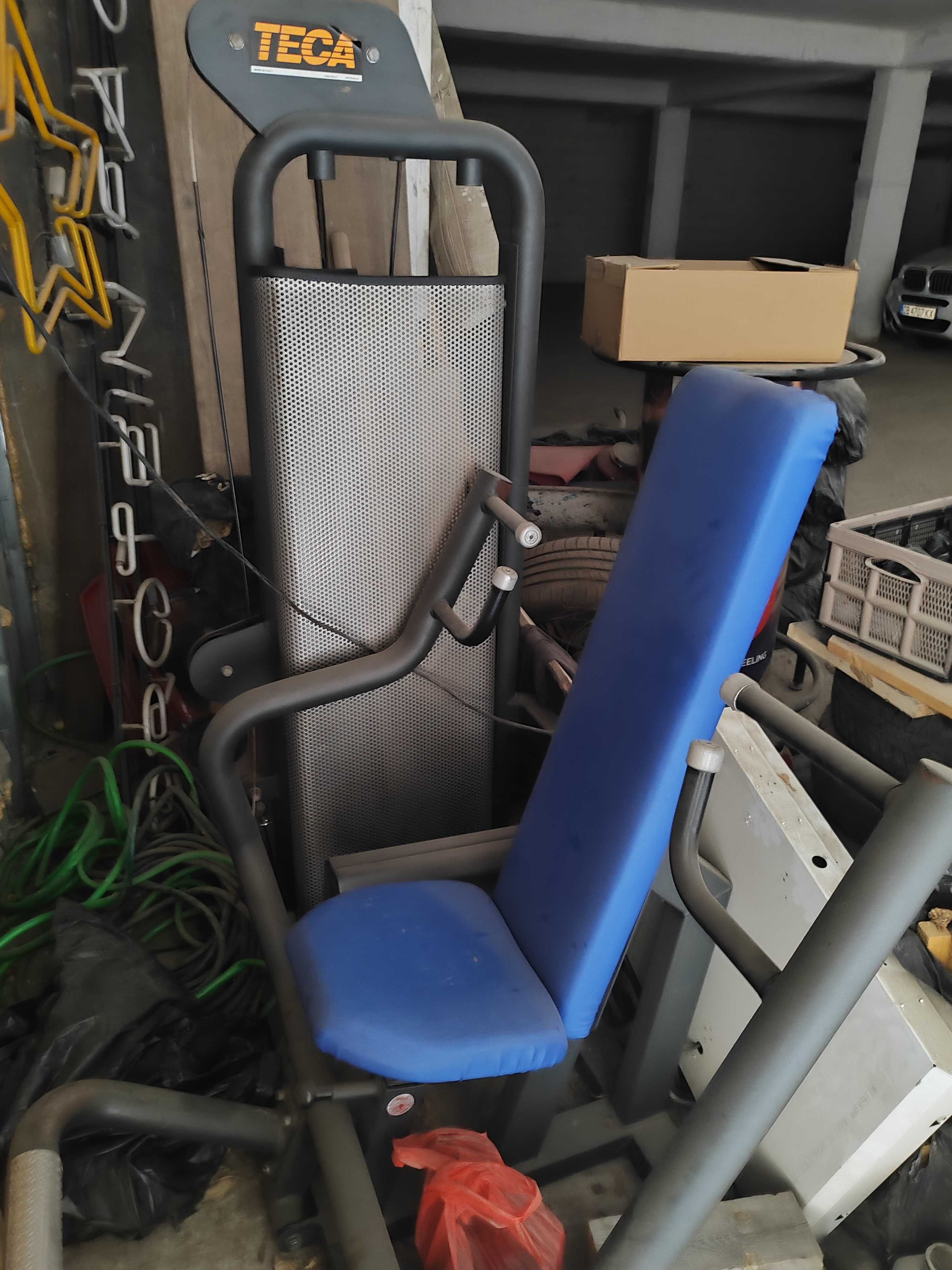 Професионална бягаща пътека cybex 530pro+ и преса за гърди ТЕСА