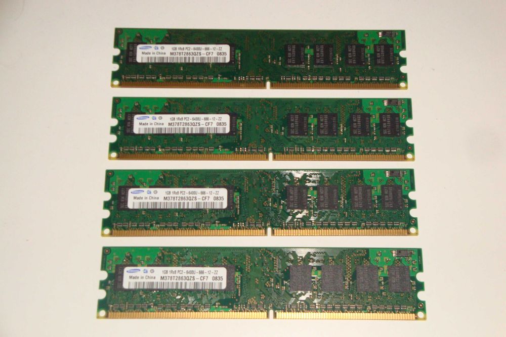 set memorie ram samsung ddr2 4gb dual channel kit pc2 6400 800mhz