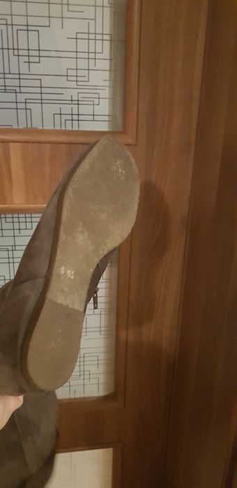 cizme de piele intoarsa fina