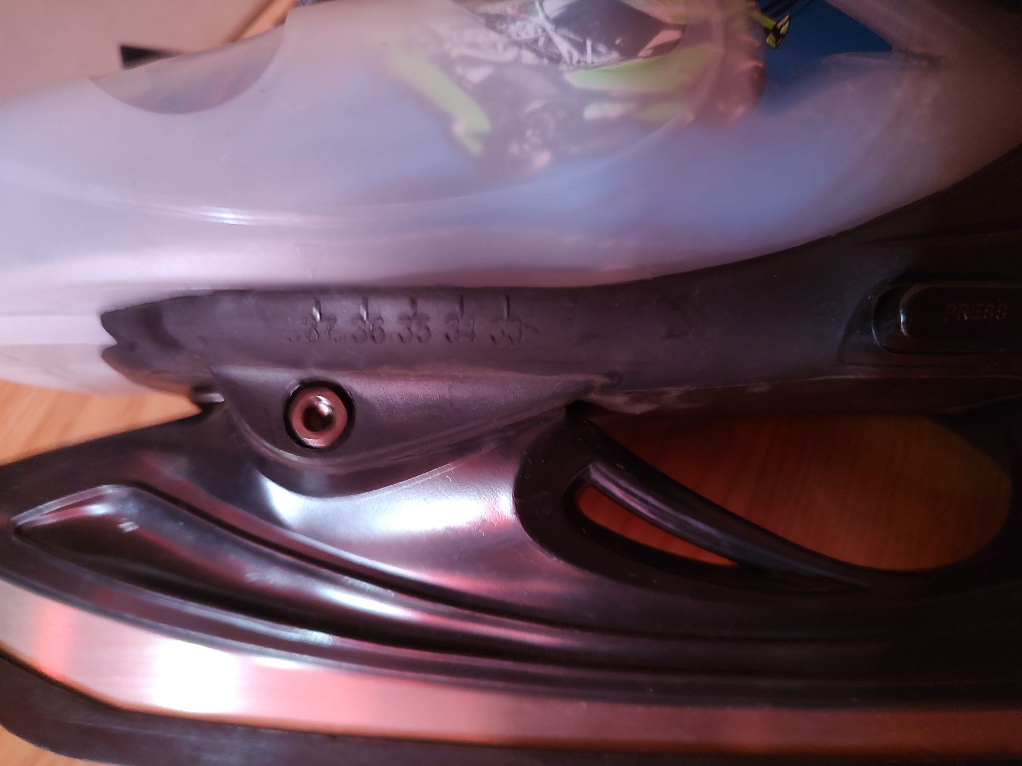 Patine gheata reglabile HotWheels copii