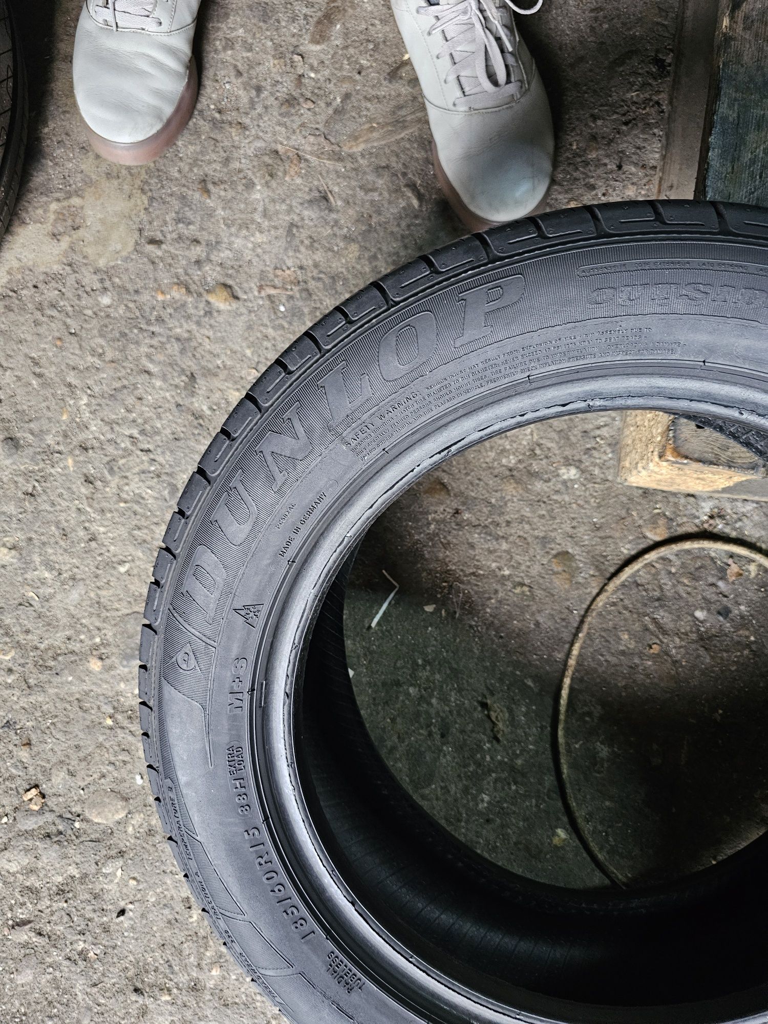 2 anvelope allseason 185 60 15 Dunlop 6.3mm