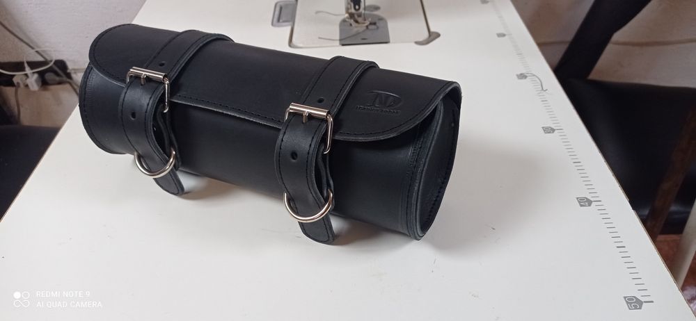 Кожена чанта за мотор,чанта за инстроменти,буре