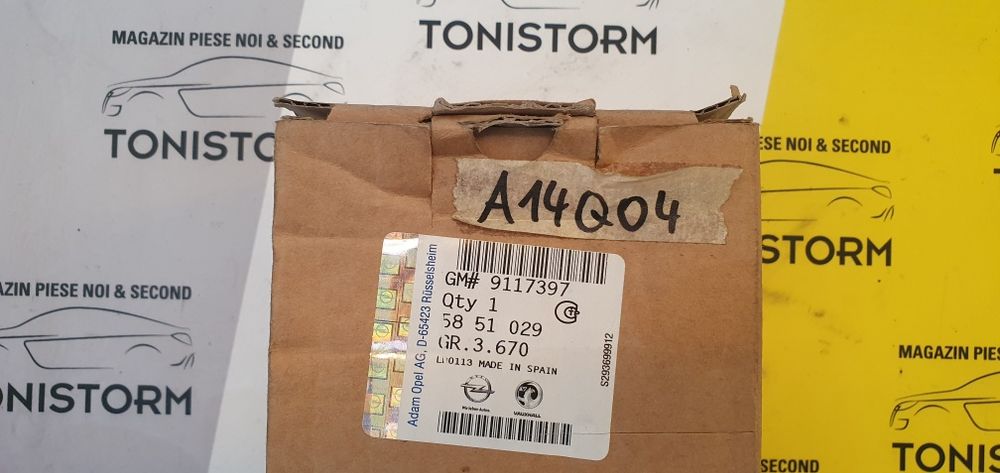 Egr opel Corsa motor 1.2, 16V benzina , gm 9117397, gm 5851029