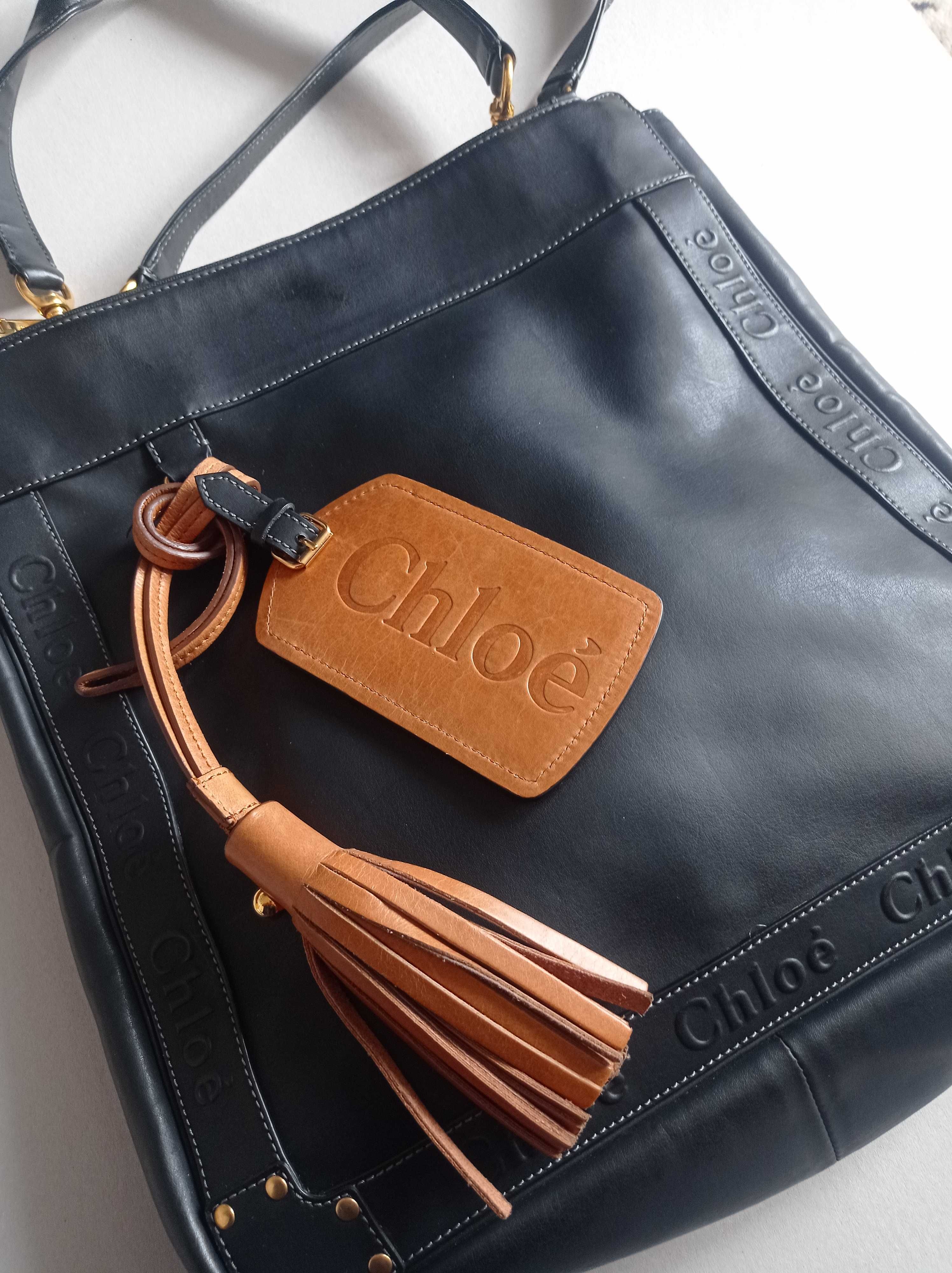 Оригинална чанта Chloe, кожа