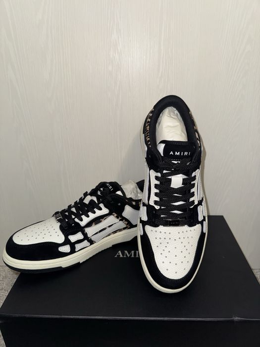 Amiri Leopard Skel Top Low