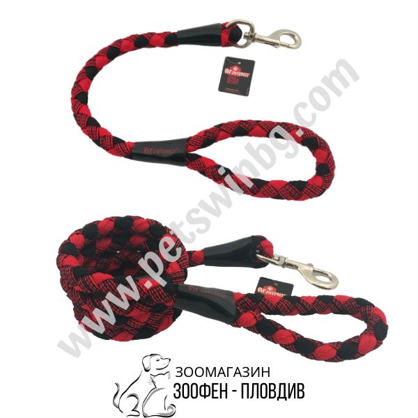 PetInterest - Повод за Куче тип Въже - S, L размер - 7 разцветки