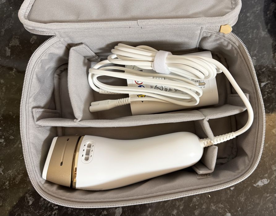 Epilator nefolosit IPL Braun Silk-expert PRO 5, Alb/Auriu